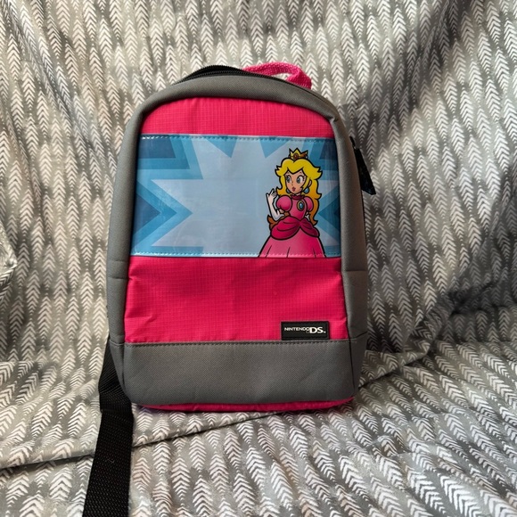 Nintendo Pink and Gray Backpack with Princess Peach 🍑 - Picture 1 of 8